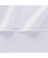 Host & Home Cotton Sateen Bed Sheets (6 Pack), Flat and Fitted Options, White, 300 Thread Count