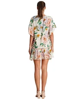 La Moda Clothing Women's Serena Bloom Embroidered Kaftan