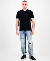 Guess Men's Axel Short Sleeve Crewneck T-Shirt