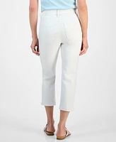 Style & Co Petite Cropped High-Rise Jeans, Exclusively at Macy's