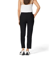 Cable & Gauge Women's Drawstring Elastic Waist Cropped Pant