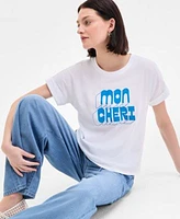 On 34th Womens Cuffed Mon Cheri T Shirt Pull On Utility Wide Leg Jeans Exclusively At Macys