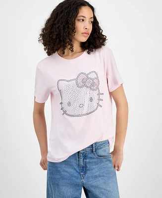 Grayson Threads, The Label Juniors' Rhinestone Hello Kitty Tee