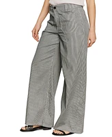 Sanctuary Women's Marine Yacht Stripe Wide-Leg Pants