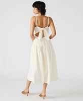 Steve Madden Women's Toby Shirred Gauze Midi Dress