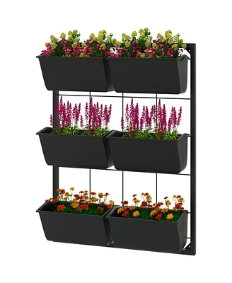 Durable Wooden Garden Bed Perfect for Planting Vegetables, Flowers, and Herbs