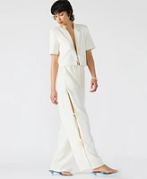 Steve Madden Women's Fia Side-Tie Wide-Leg Pants