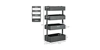 4 Tier Vertical Wooden Planter Box Raised Bed