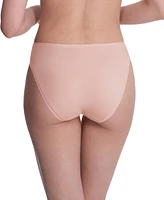Natori Women's Bliss Bare Cotton High Cut Brief 3 Pack