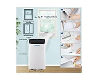 8200-btu Doe (115-Volt) White Portable Air Conditioner Cools 300-sq ft