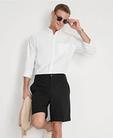 Lands' End Men's No Iron 9" Plain Front Chino Short