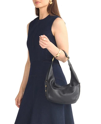 Hammitt Tom Zip Small Leather Hobo Bag