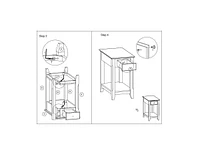 End Table Solid Wood – Perfect for Living Room, Bedroom, or Entryway