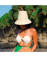 Margo Palm Straw Hat Beige