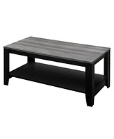 Set of Three Coffee Tables with Shelf for Storage and Display