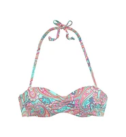 Lascana Women's Paisley Print Bandeau Bikini Swimsuit Top