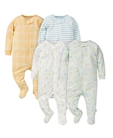 Gerber Baby Neutral 4-Pack Sleep 'N Plays, Farm, Newborn