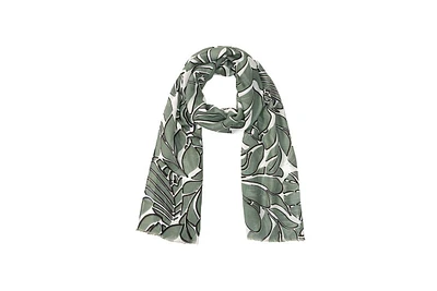 Olsen Abstract Leaf Print Scarf