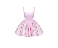 Milla Women's Adorable pink mini dress with puffy skirt