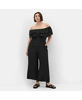 City Chic Plus Poppy Jumpsuit