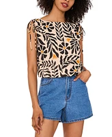 1.state Women's Tie Shoulder Tank Blouse