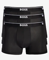 Boss by Hugo Men's 3-Pk. Logo Waistband Trunks