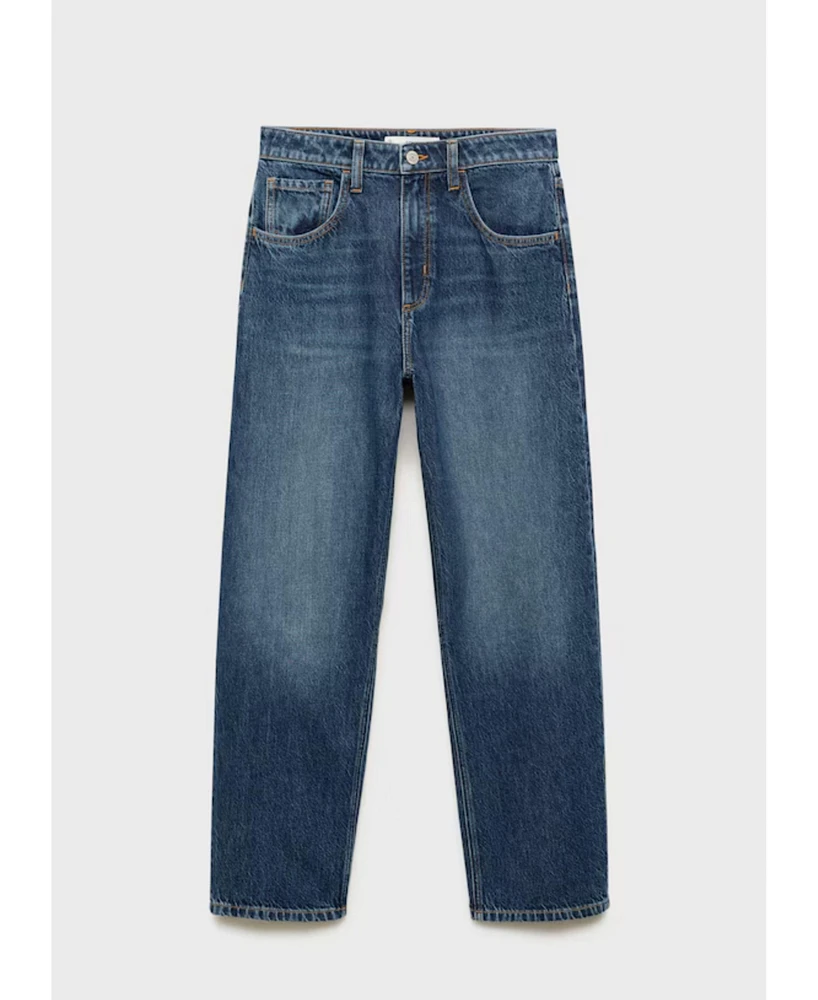 Mango Women's High-Rise Balloon Jeans