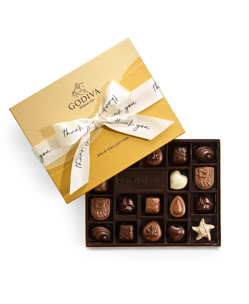 Godiva Assorted Milk Chocolate Gift Box, Thank You Ribbon