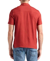 Men's Sirilo Fitted Short Sleeve Button-Front Shirt