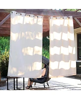 Simple Styles Indoor/Outdoor Curtain Panels with Grommet Tops