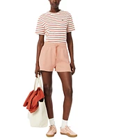 Lacoste Usa Women's Drawstring Sweat Shorts