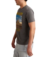 Lucky Brand Men's Pink Floyd Short Sleeve Crewneck Graphic T-Shirt