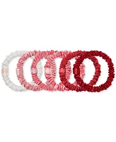 Slip 6-Pc. Strawberry Sundae Pure Silk Skinny Scrunchies Set, Exclusively at Macy's