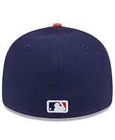 New Era Men's White/Navy Houston Astros 2025 City Connect Low Profile 58FIFTY Fitted Hat