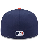 New Era Men's White/Navy Houston Astros 2025 City Connect 59FIFTY Fitted Hat