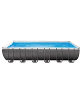 Intex Ultra Xtr Frame 24' x 12' x 52" Swimming Pool with Protective Sun Canopy