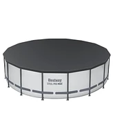 Bestway Steel Pro Max 16'x48" Round Above Ground Swimming Pool with Pump & Cover