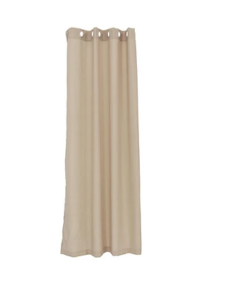52-Inch x 84-Inch Light-Filtering Indoor/Outdoor Curtain Panels -Water-Resistant - Gray
