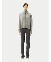 Gobi Cashmere Women's Cashmere Zip Cardigan