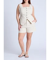 Eloquii Plus Denim Vest