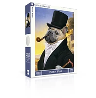 New York Puzzle Company Posh Pug 500 Piece Puzzle
