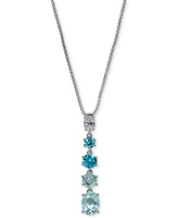 Eliot Danori Stone Lariat Necklace, 16" + 2" extender, Exclusively at Macy's