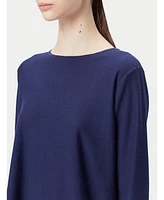 Gobi Cashmere Women's Boatneck Cotton Silk Cashmere Blend Sweater