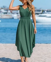 Cupshe Women's Meadow Whimsy Midi Beach Dress