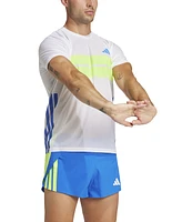 adidas Men's Slim-Fit Adizero Retro Running Shorts