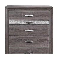 Modern Six-Drawer Dresser with Smooth Glide Drawers for Small Spaces