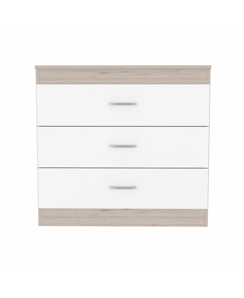 Modern Three-Drawer Dresser for Small Spaces and Home Organization