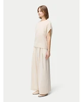 Gobi Cashmere Women's Batwing Short-Sleeved Top