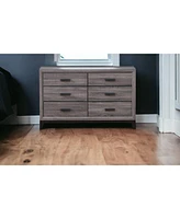 Functional Manufactured Wood Six-Drawer Chest for Closet or Guest Room