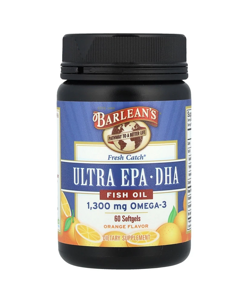 Barlean's Fresh Catch Ultra Epa/Dha Fish Oil Orange 1 300 mg